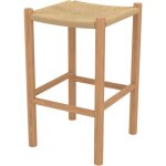 Rendez - vous d�co - tabouret pour ilot central 65 cm en teck et rotin - ka�a