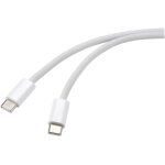 Apple ipad / iphone / ipod cble de raccordement [1x usb - c mle - 1x usb - c mle] 3. 00 m blanc ...