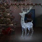 Renne de noël xxl acrylique 250 led, décoration de fête de noël intérieur, extérieur, cordon lumineux ... Renne de noël xxl acrylique 250 led, décoration de fête de noël intérieur, extérieur, cordon lumineux ...