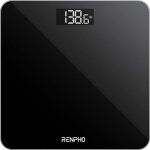 Renpho balance pese personne num�rique, balance connect�e de haute pr�cision avec affichage lumineux, ...