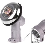 Renvoi d'angle debroussailleuse universelle, t�te de gear rond de 9 dents pour coupe herbe / tronconneuse, ...