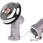 Renvoi d'angle debroussailleuse universelle, tte de gear rond de 9 dents pour coupe herbe / tronconneuse, ...