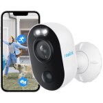 1080p camra surveillance 2, 4ghz wifi extrieure, projecteur led, sirne, alerte de mouvement pir, audio ...