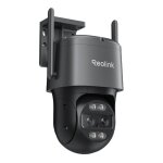 Reolink - gris cam�ra de s�curit� ext�rieure wifi - 4k double objectif, suivi automatique, vision nocturne ...