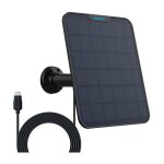 Panneau solaire 6w pour cam�ra de surveillance ext�rieure aliment�e par batterie, cam�ra solaire ext�rieure, ...