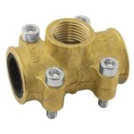 R�paration en laiton pour tube en cuivre avec douille rb - 22 mm - 1 / 2 , gebo