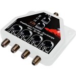 R�partiteur / amplificateur 4 tv tnt uhf 470 / 790 mhz r�glable - gain : 33 db - auto - aliment�