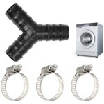 R�partiteur en y 2 voies pour tuyaux accessoire de raccordement pour lave - linge et lave - vaisselle ...