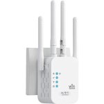 R�p�teur wifi 1200 mbps 5g + 2. 4g double fr�quence amplificateur wifi signal booster, 4 antennes, 2 ...