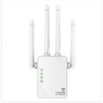 R�p�teur wifi, 1200mbps double bande 2. 4g / 5g extension wi - fi, 4 antenne amplificateur wi - fi, internet ...