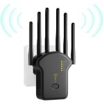 R�p�teur wifi, amplificateur wifi, repeteur wifi puissant 1200mbps double bande 5ghz & 2. 4ghz, wifi ...
