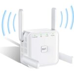 R�p�teur wifi puissant 1200mbps amplificateur wifi sans fil wifi range extender double bande 5 ghz & ...