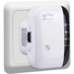 R�p�teur wifi puissant: 2. 4ghz 300mbps amplificateur wifi avec port ethernet, wifi extender extenseur ...