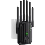 [jamais utilis] rpteur wifi puissant pour la maison, amplificateur wifi, 6 antennes, 2 ports lan, ...