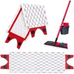Replacement microfibre pad, ttes de balai plates en microfibre pour vileda ultramax 2 en 1 spray remplacer, ...