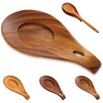 Repose cuill�re en bois d'acacia, cuill�re repose en bois naturel, repose - ustensiles de cuisine en ...