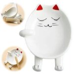 Repose cuillre, support de cuillre en forme de chat, porte - cuillre de cuisine en cramique, pour ...