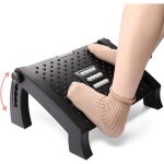 Repose - pieds ergonomique sous le bureau, 6 rglables en hauteur, effet de massage confortable pour ...