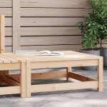 Maisonchic - repose - pied de jardin 70x70x30 cm bois de pin massif togp76007 design in