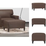 Vidaxl - repose - pied marron 70x55x41 cm similicuir - tabouret - repose - pied - pouf - meuble salon ... Vidaxl - repose - pied marron 70x55x41 cm similicuir - tabouret - repose - pied - pouf - meuble salon ...
