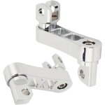 Repose - pieds de moto, support r�glable en hauteur pour extensions de pinces de repose - pieds highway ...