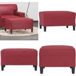 Repose - pied rouge bordeaux 70x55x41 cm similicuir - tabouret - repose - pied - pouf - meuble salon ... Repose - pied rouge bordeaux 70x55x41 cm similicuir - tabouret - repose - pied - pouf - meuble salon ...