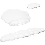 Repose poignet clavier, repose poignet souris mousse � m�moire, tapis de souris et clavier ergonomique ...