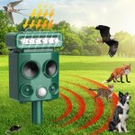 Répulsif 3t6b pour chats, oiseaux, étanchéité ip65, dissuasion solaire ultrasonique, répulsif pour rats ... Répulsif 3t6b pour chats, oiseaux, étanchéité ip65, dissuasion solaire ultrasonique, répulsif pour rats ...