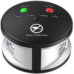 R�pulsif antiparasitaire � ultrasons � 360 degr�s r�pulsif de dissuasion pour souris d'int�rieur rats ...