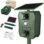 R�pulsif chat ext�ri, repulsif ultrason chat solaire ultrason anti chat chien, charge de solaire usb, ...