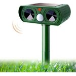 R�pulsif chat exterieur 1 pc, ultrasons et lecteur flash, chargement solaire, pr�venir chiens souris ...