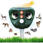 Rpulsif chat exterieur, ultrason chat, repulsif chien, charge solaire, chargement usb prvenir les chiens ...