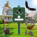Répulsif pour chats, puissant et étanche, à ultrasons, avec détecteur de mouvement de 15 m, recharge ... Répulsif pour chats, puissant et étanche, à ultrasons, avec détecteur de mouvement de 15 m, recharge ...