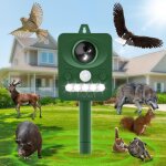 Répulsif pour chats, puissant et étanche, à ultrasons, avec détecteur de mouvement de 15 m, recharge ... Répulsif pour chats, puissant et étanche, à ultrasons, avec détecteur de mouvement de 15 m, recharge ...