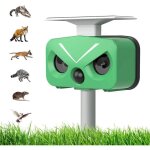 Jamais utilis�] r�pulsif pour chats, r�pulsif � ultrasons � �nergie solaire ip66 �tanche � fr�quence ...