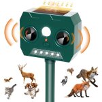 Répulsif d'extérieur pour chats, répulsif solaire à ultrasons anti - pigeons 2025 avec lumière led, 12 ... Répulsif d'extérieur pour chats, répulsif solaire à ultrasons anti - pigeons 2025 avec lumière led, 12 ...