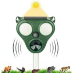 R�pulsif d'ext�rieur pour chats, r�pulsif ultrasonique pour chats, r�pulsif pour chiens, �tanche, � �nergie ...