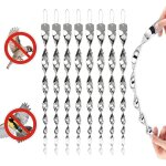 R�pulsif oiseaux, 8pcs effaroucheur oiseaux, spirale r�fl�chissante, r�pulsif oiseaux reflechissants ...