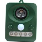 Cyslmuk - repulsif d'oiseaux a ultrasons solaire exterieur, double charge solaire, conception etanche, ...