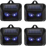 Rpulsif solaire contre les animaux sauvages tels que les ratons laveurs, les chevreuils, les renards, ...