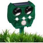 R�pulsif solaire pour chats, r�pulsif ultrasonique pour animaux, r�pulsif �tanche pour chats avec d�tecteur ...