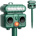 Répulsif solaire à ultrasons pour oiseaux, pigeons et chats, répulsif pour oiseaux de jardin extérieur, ... Répulsif solaire à ultrasons pour oiseaux, pigeons et chats, répulsif pour oiseaux de jardin extérieur, ...