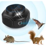R�pulsif de souris, ultrason souris et rats 360� avec lumi�re clignotante, r�pulsifs anti - taupes pour ...