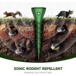 R�pulsif taupes solaire (pelouses), piquets r�pulsifs spermophiles ext�rieurs. �loigne serpents, campagnols, ...