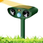 Rpulsif ultrason anti rongeurs avec dtecteur de mouvement, tanche repulsif chat exterieur pour anti ...