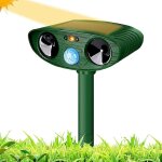Rpulsif ultrason anti rongeurs avec dtecteur de mouvement, tanche repulsif chat exterieur pour anti ...