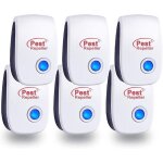 R�pulsif ultrason anti - rongeurs insectes 6 pack, r�pulsif �lectronique insectes int�rieur, ipour moustiques ...