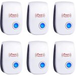 R�pulsif ultrason anti - rongeurs insectes, 6 pcs ultrason anti moustique ultrason souris et rats, int�rieur ...