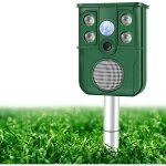 Rpulsif  ultrasons pour chat, rpulsif dissuasif pour renard aliment par batterie solaire, rpulsif ...