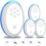 R�pulsif � ultrasons contre les nuisibles, pi�ges � souris �lectroniques anti - insectes, lot de 4 pour ...